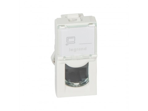 Розетка 1xRJ45 Cat.5 Legrand Mosaic