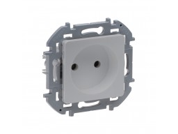 Розетка без заземления без защитных шторок Legrand 673712 Inspiria с/у 16 А ~250В ь 3680 Вт винтовы