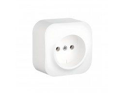 Розетка без зк Legrand Forix 16A 250В IP20 накладная белый