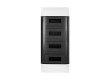 Щит встраиваемый Legrand Practibox S 4х12 IP40 Дымчатая дверь