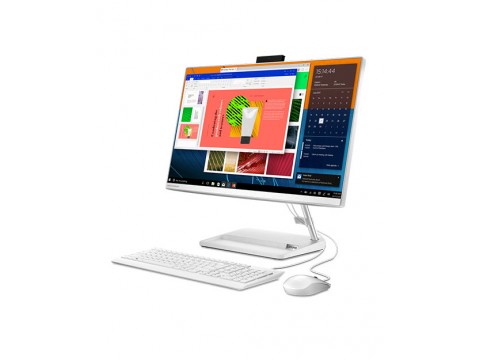 Моноблок Lenovo AIO3 23,8'FHD/Ryzen 3-5300U/8Gb/256Gb SSD/Dos/White (F0G100CCRK)