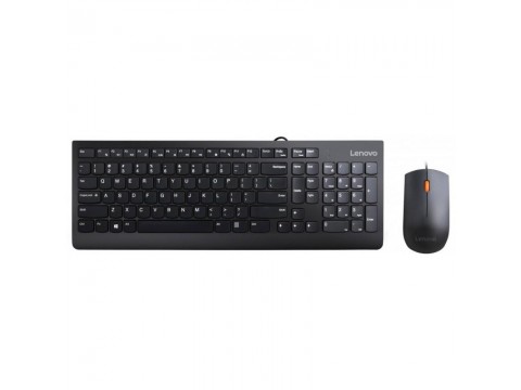 Клавиатура и мышь Lenovo Essential Wired Combo проводные 4X30L79912