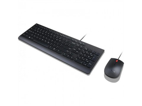 Клавиатура и мышь Lenovo Essential Wired Combo проводные 4X30L79912