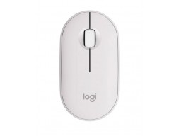 Мышь компьютерная  Mouse wireless LOGITECH Pebble M350 white