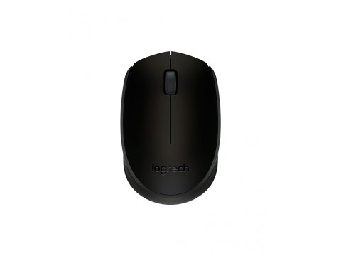 Мышь компьютерная  Mouse wireless LOGITECH m170 black