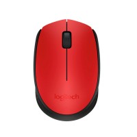 Мышь компьютерная  Mouse wireless LOGITECH m170red