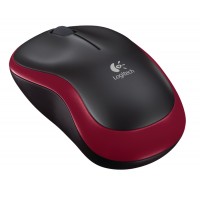 Мышь беспроводная Logitech M185 красный