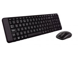Комплект клавиатура+мышь Logitech MK220 черный
