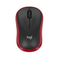 Мышь компьютерная  Mouse wireless LOGITECH M185, Red