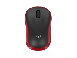 Мышь компьютерная  Mouse wireless LOGITECH M185, Red