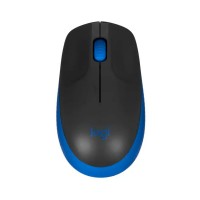 Мышь компьютерная  Mouse wireless LOGITECH M190 blue-black