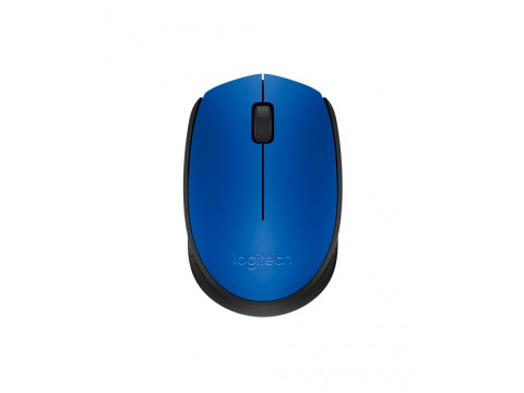 Мышь компьютерная  Mouse wireless LOGITECH m170 blue