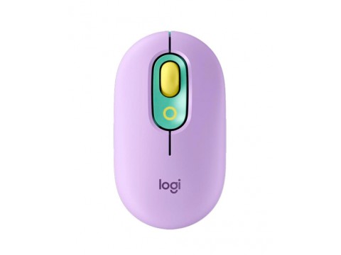 Мышь компьютерная LOGITECH Mouse wireless  Pop Mouse, COSMOS LAVENDER