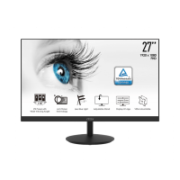 Монитор 27 MSI PRO MP271 IPS Full HD 75Гц 5мс 250кд/м² 1000:1 1xD-Sub 1xHDMI 2Вт Черный