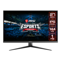 Монитор 27 MSI Optix MAG273 IPS Full HD 144Гц 1мс 250кд/м² 1000:1 2xHDMI DP Черный