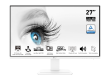 MSI PRO MP273AW 27 FHD IPS 100Hz 1ms White Monitor