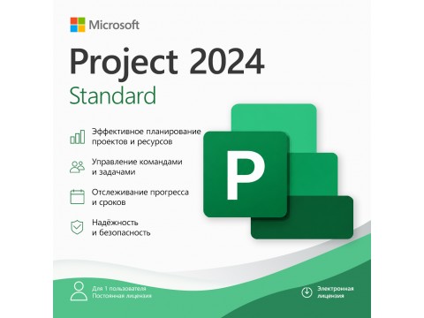 Электронная лицензия (ESD ключ) Microsoft Project Standard 2024