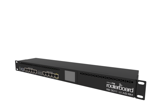 Маршрутизатор MikroTik RB3011UiAS-RM / Высокопроизводительный 10-портовый гигабитный маршрутизатор
