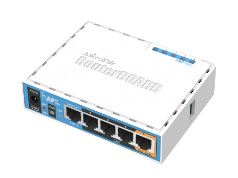 Роутер MikroTik hAP ac lite / Беспроводной маршрутизатор с поддержкой двух диапазонов Wi-Fi