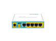 Маршрутизатор MikroTik hEX PoE lite RB750UPr2 / Компактный, с функцией PoE, 5 портов Ethernet