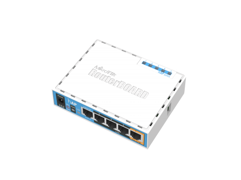 Wi-Fi маршрутизатор MikroTik hAP RB951Ui-2nD / Компактный и мощный роутер для дома и офиса