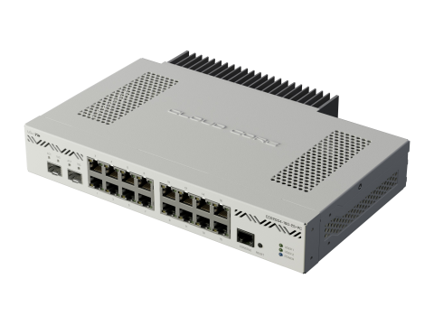 Маршрутизатор MikroTik CCR2004-16G-2S+PC / 16 портов Gigabit Ethernet, 2 порта SFP+