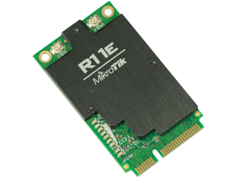 Миниатюрный маршрутизатор MikroTik R11e-2HnD / Высокая мощность и расширенный диапазон Wi-Fi