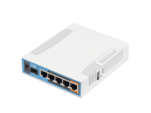 Маршрутизатор MikroTik hAP ac / Двухдиапазонный, 5 гигабитных портов, USB, SFP порт