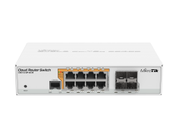 Коммутатор MikroTik CRS112-8P-4S-IN