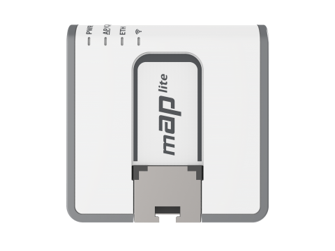 Маршрутизатор MikroTik mAP lite RBmAPL-2nD / Компактный и мощный Wi-Fi 2.4GHz