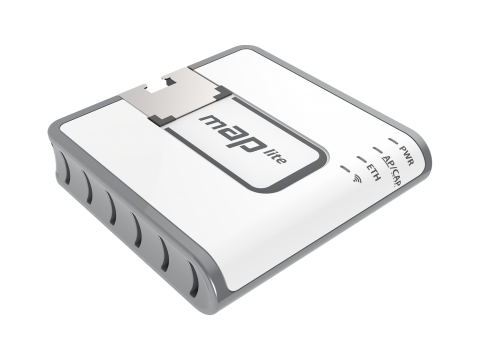 Маршрутизатор MikroTik mAP lite RBmAPL-2nD / Компактный и мощный Wi-Fi 2.4GHz