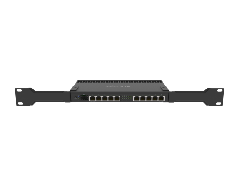 Маршрутизатор MikroTik RB4011iGS+RM / Высокопроизводительный 10-портовый гигабитный Ethernet с SFP+ поддержкой