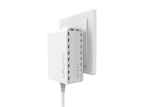 Адаптер питания MikroTik PWR-LINE US PL6400 / Компактный и мощный сетевой адаптер