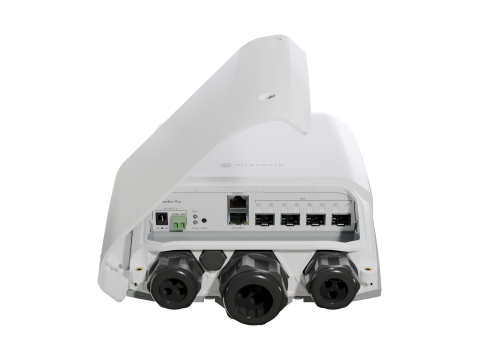 Оптический коммутатор MikroTik FiberBox Plus CRS305-1G-4S+OUT / 5 портов, 4 SFP+ порта
