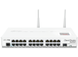 Коммутатор MikroTik CRS125-24G-1S-2HnD-IN / 24 порта Gigabit Ethernet, 1 порт SFP, беспроводной модуль 2.4GHz