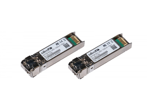 Трансивер MikroTik XS+2733LC15D / 15 км, 10G SFP+ 