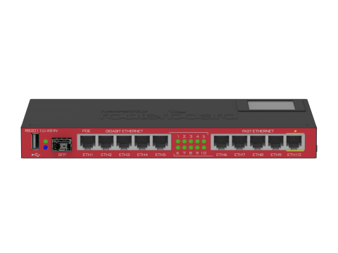 Маршрутизатор MikroTik RB2011UiAS-IN / Компактный и многофункциональный сетевой коммутатор