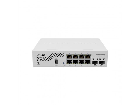 Коммутатор MikroTik CSS610-8G-2S+IN / 8 портов Gigabit Ethernet, 2 порта SFP+