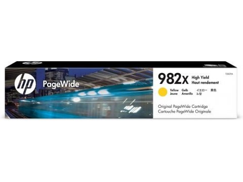 Картридж HP 982A PageWide желтый увеличенной емкости 16000 стр. (T0B29A)