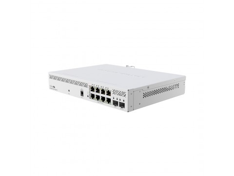 Коммутатор MikroTik CSS610-8P-2S+IN / 8 портов PoE, 2 порта SFP+