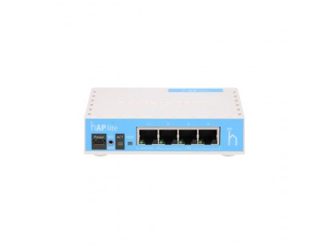 Роутер MikroTik hAP lite RB941-2nD / Компактный и мощный домашний маршрутизатор