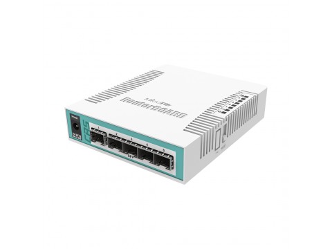 Коммутатор MikroTik CRS106-1C-5S / Компактный и многофункциональный сетевой коммутатор