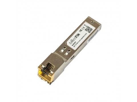 Трансивер MikroTik S-RJ01, RJ45, SFP, 10/100/1000M, copper module