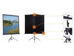 Экран на треноге Mr.Pixel ECO 70" X 70" (1,78 X 1,78)