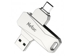 USB Флеш 64GB 3.0 Netac U782C OTG NT03U782C-064G-30PN серебристый