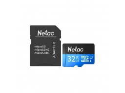 Карта памяти Netac NT02P500STN-032G-R 32GB с адаптером SD