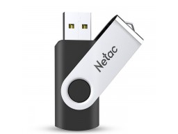 USB Флеш накопитель 64GB 3.0 Netac U505/64GB черный-серебро