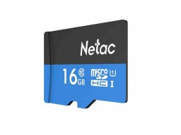 Карта памяти MicroSD 16GB Class 10 U1 Netac P500STN с адаптером SD