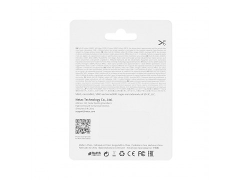 Карта памяти Netac NT02P500PRO-064G-S V30/A1/U3 64GB