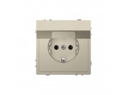 Розетка MERTEN MTN2310-6033 D-Life 16А с крышкой сахара